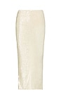 view 8 of 8 Zelena Skirt in Ivory Sequin