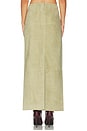 view 4 of 8 Sonya Suede Skirt in Tan