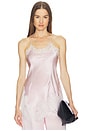 view 1 of 7 Harlow Silk Top in Blush & White