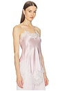 view 2 of 7 Harlow Silk Top in Blush & White