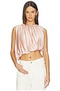 view 1 of 7 Sunna Silk Top in Dusty Rose