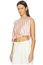 view 3 of 7 Sunna Silk Top in Dusty Rose