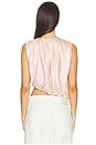 view 4 of 7 Sunna Silk Top in Dusty Rose