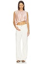 view 5 of 7 Sunna Silk Top in Dusty Rose