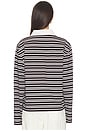 view 3 of 6 Westley Top in Brown Stripe