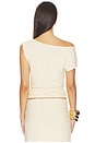 view 4 of 7 Tamilore Asymmetric Top in Cream