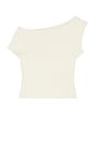 view 6 of 7 Tamilore Asymmetric Top in Cream