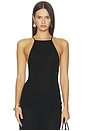 view 2 of 6 Finlay Knit Halter Top in Black