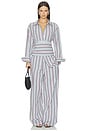 view 5 of 7 Aubrey Shirt in Light Blue & Pink Stripe