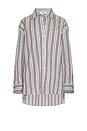 view 6 of 7 Aubrey Shirt in Light Blue & Pink Stripe