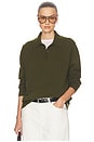 view 1 of 6 Embla Cashmere Polo in Dark Moss