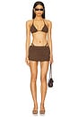 view 5 of 6 Lia Skirt in Brown