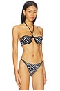 view 2 of 4 TOP BIKINI HALTER GAL in Zebra