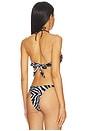 view 3 of 4 TOP BIKINI HALTER GAL in Zebra