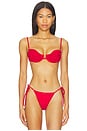 view 1 of 4 HAUT DE MAILLOT DE BAIN À ARMATURES MISA in Red