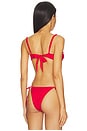 view 3 of 4 HAUT DE MAILLOT DE BAIN À ARMATURES MISA in Red