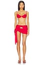 view 4 of 4 HAUT DE MAILLOT DE BAIN À ARMATURES MISA in Red