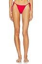 view 1 of 4 BAS DE MAILLOT DE BAIN AVEC LIENS À NOUER CÔTÉS PONCIK in Red