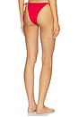 view 3 of 4 BAS DE MAILLOT DE BAIN AVEC LIENS À NOUER CÔTÉS PONCIK in Red