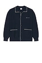 view 4 of 5 Blanket Stitch Cardigan in Navy