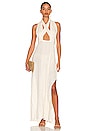 view 1 of 4 ROBE MAXI VERITA in Cream