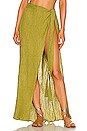 view 1 of 4 Neoma Wrap Skirt in Agave