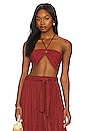 view 1 of 4 Selena Top in Mahogany