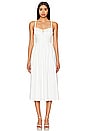 view 1 of 4 Eva Poplin Cami Dress in White