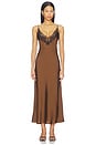 view 1 of 4 VESTIDO CLESTE in Brown