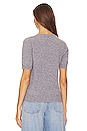 view 3 of 4 Adele Short Sleeve Sweater in Heater Grey
