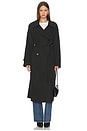 view 2 of 4 Lea Trench Coat in Black