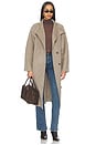 view 2 of 4 Eligio Coat in Heather Taupe