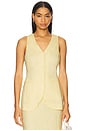 view 1 of 4 Adan Vest Top in Yellow