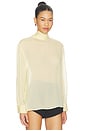 view 2 of 5 Celine Blouse in Pale Yellow