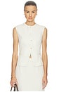 view 1 of 4 Elira Vest in Egret