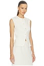 view 2 of 4 Elira Vest in Egret