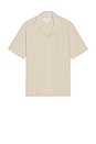 view 1 of 3 Saayo Short Sleeve Shirt in Greige Check