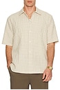 view 3 of 3 Saayo Short Sleeve Shirt in Greige Check