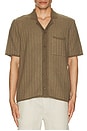 view 3 of 3 Sarphy's Short Sleeve Shirt in Canteen Melange