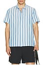 view 3 of 4 Saavan JF Shirt in Coronet Blue Stripe