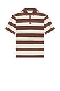 view 1 of 4 Sakevin Polo in French Roast Stripe