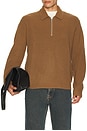 view 3 of 4 Isaks Polo Sweater in Otter