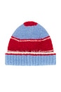 view 2 of 2 Sajeanne Beanie in Haute Red Stripe