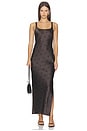 view 1 of 4 Sunna Dress in Mulch Dot