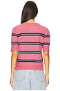view 3 of 4 Sanoura Short Sleeve Cardigan in Rose Wine St.