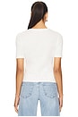 view 3 of 5 Sajuni Short Sleeve Cardigan in White