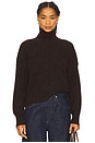 view 1 of 4 Nola Turtleneck in Black Coffee