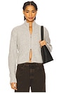 view 1 of 5 Sajeanne Cardigan in Light Grey Melange