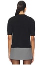 view 3 of 4 Sanoura Short Sleeve Cardigan in Black
