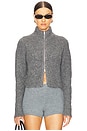 view 1 of 5 Sajeanne Cardigan in Iron Gate